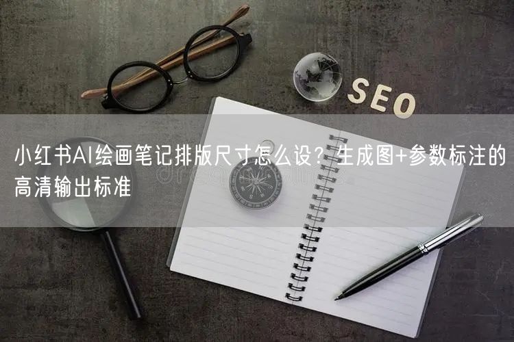 小红书AI绘画笔记排版尺寸怎么设？生成图+参数标注的高清输出标准