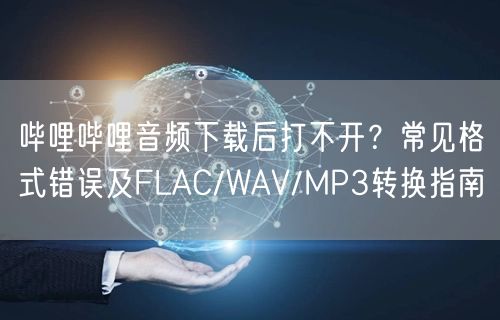 哔哩哔哩音频下载后打不开?常见格式错误及FLAC/WAV/MP3转换指南